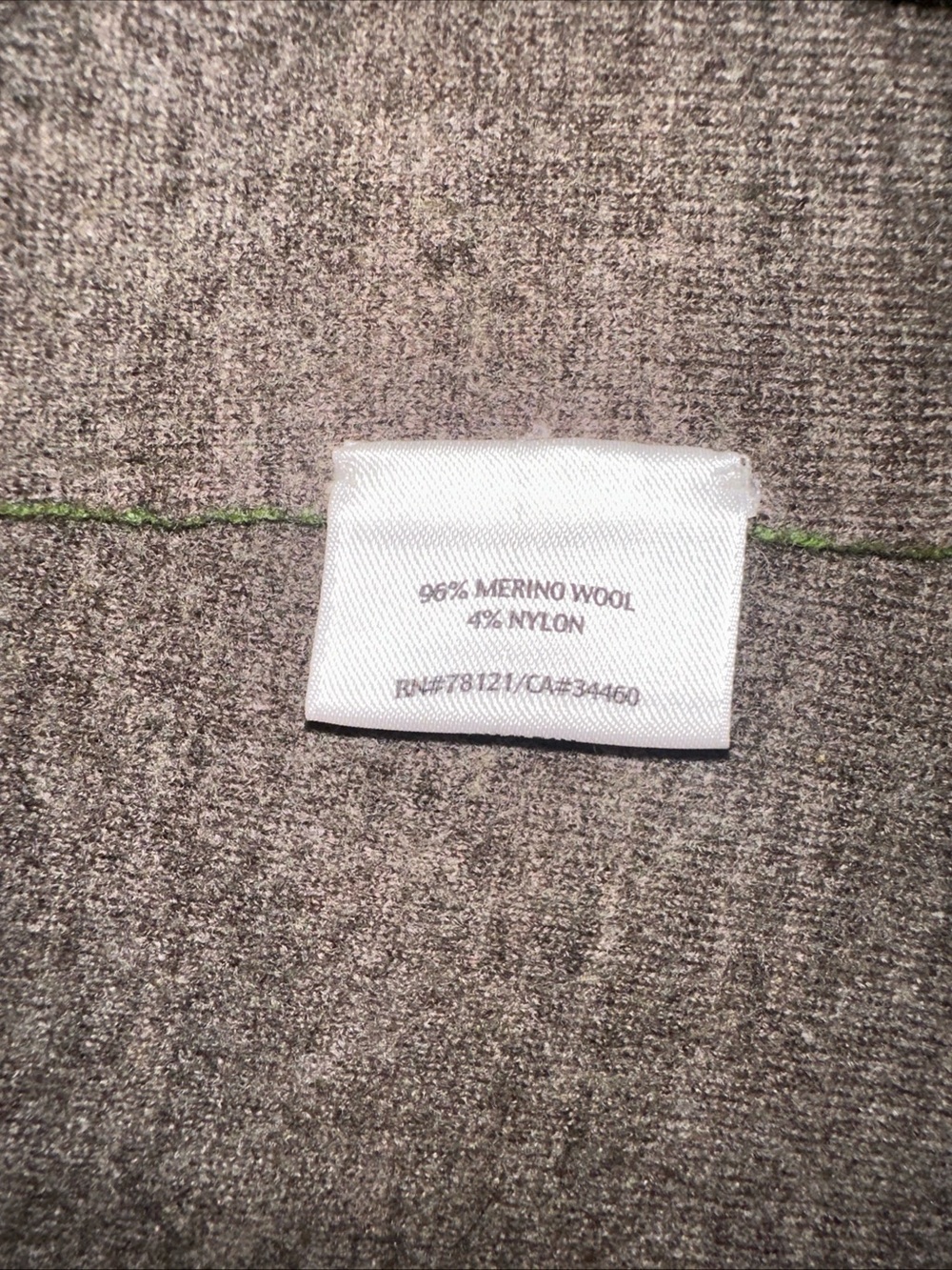 Eileen Fisher Woman Green Merino Wool Jacket 96% Wool Button Front Pockets 2X - Picture 7 of 11
